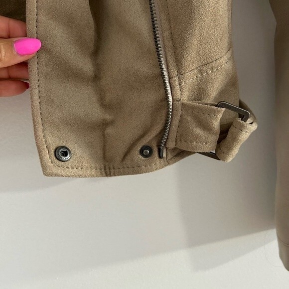 BCBG SUEDE TRIBAL JACKET - Picture 7 of 15